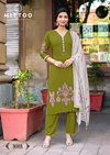 Kalamay By Mittoo Rayon Thread Work Online Kurti With Bottom Dupatta Wholesale
